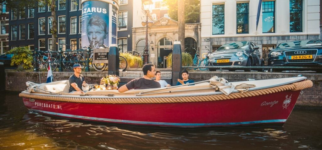 Breakfast cruise on Amsterdam's canals with scenic views