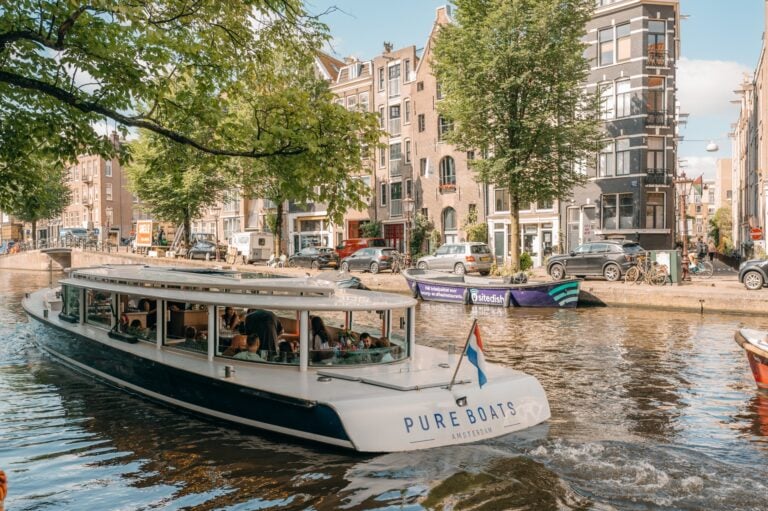 Stan Huygens Canal Boat at Canal